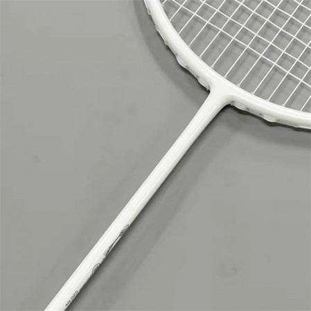 4U Balanced Badminton Racket with PU Grip All-Carbon Design