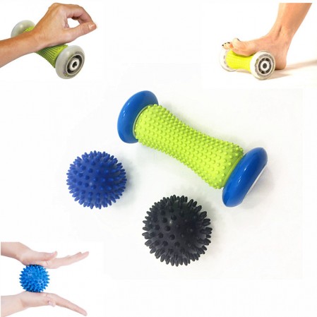 Massage Ball Set & Muscle Roller Massager