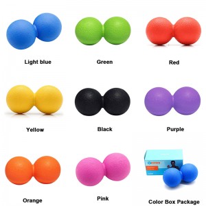 TPE Fitness Ball Peanut Body Massage Ball Lacross Ball