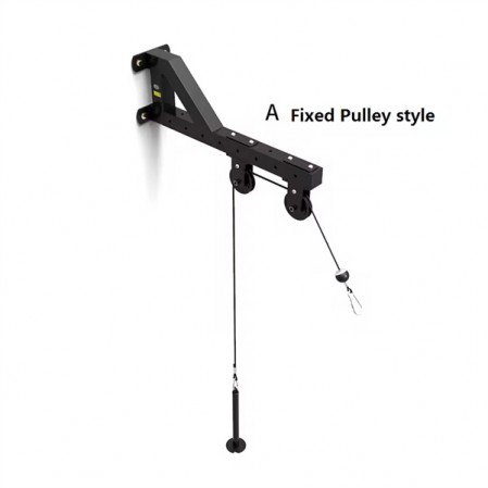 Wall Mounted Squat Rack Cable Station Gym Pull Down Pulley System