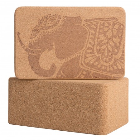 100% Recycled Cork Yoga Block