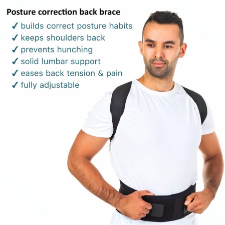 Adjustable Posture Corrector for Men and Women Posture Correction and Lumbar Support,Posture Correction Back Brace