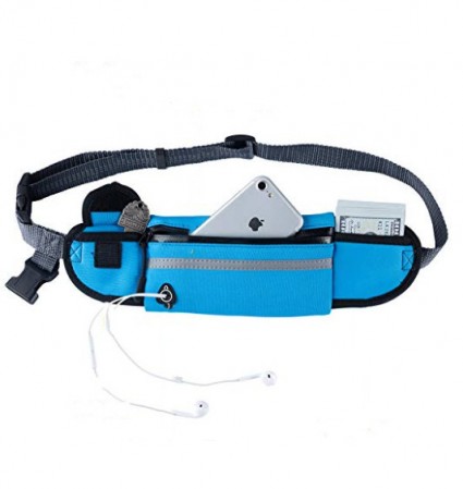 Hands Free Dog Waist Belt with Waist Bag