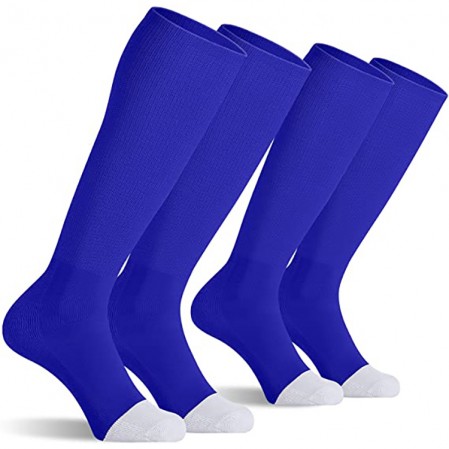 Custom Anti-Slip Sports Running Soccer Football Socks Knee High Socks For Youth and Men