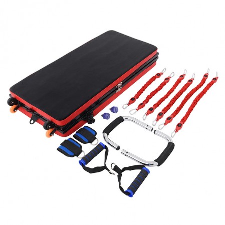 Multifunction Adjustable sit up board gym mat with resistance bands