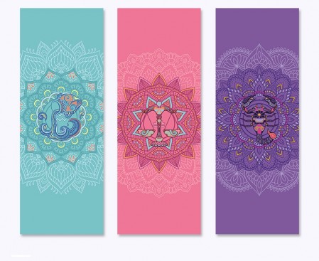 Eco-Friendly PVC yoga mat 6P free for adults and kids