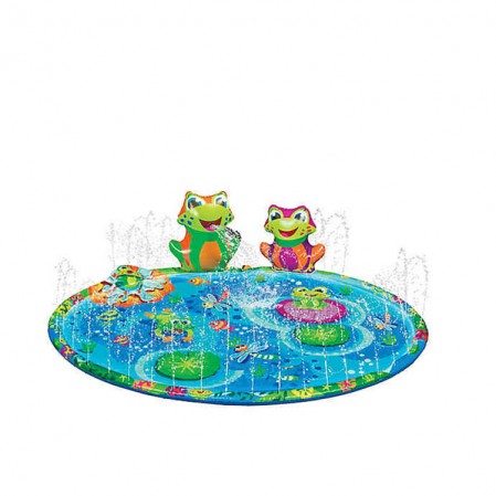 Sprinkle & Splash Play Mat Sprinkler for Kids Outdoor Water Toys Inflatable Splash Pad