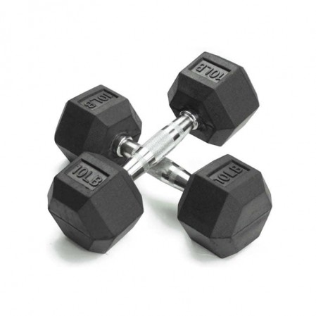 Hex Dumbbell Heavy Weights Barbell Metal Handles for Strength Training Home Gym Exercise Equipment