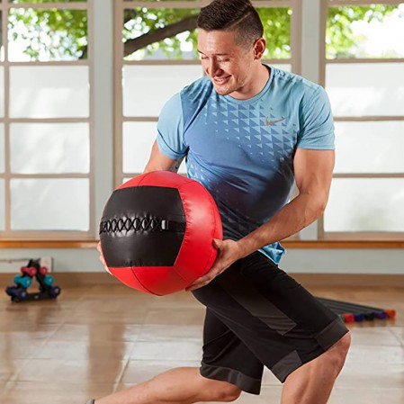 Gym Exercise Durable TPR Soft 35cm Crossfit Grip Medicine Ball For Weight Training