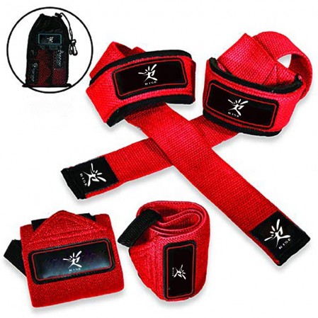 Premium Wrist Support lifting straps with Carry Bag Professional Grade Heavy Duty Hand and Weightlifting Wrist Wraps