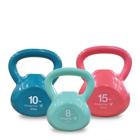 Scratch Free unique design multicolor PVC sand filles kettlebell adjustable weight