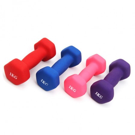 Gym Equipment Women Dumbbell set Eco Friendly Weight Lifting Equipment Gym Fitness Set Tools Vinyl Dumbbell