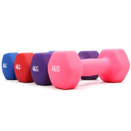 Gym Equipment Women Dumbbell set Eco Friendly Weight Lifting Equipment Gym Fitness Set Tools Vinyl Dumbbell